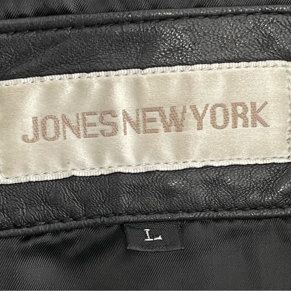 Vintage Leather Black Blazer Trench Jacket Buttery Soft - Picture 12 of 15